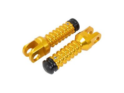 BIKETEK Ally Footpegs With Slider (Pair) Suzuki Front Gold SU12F