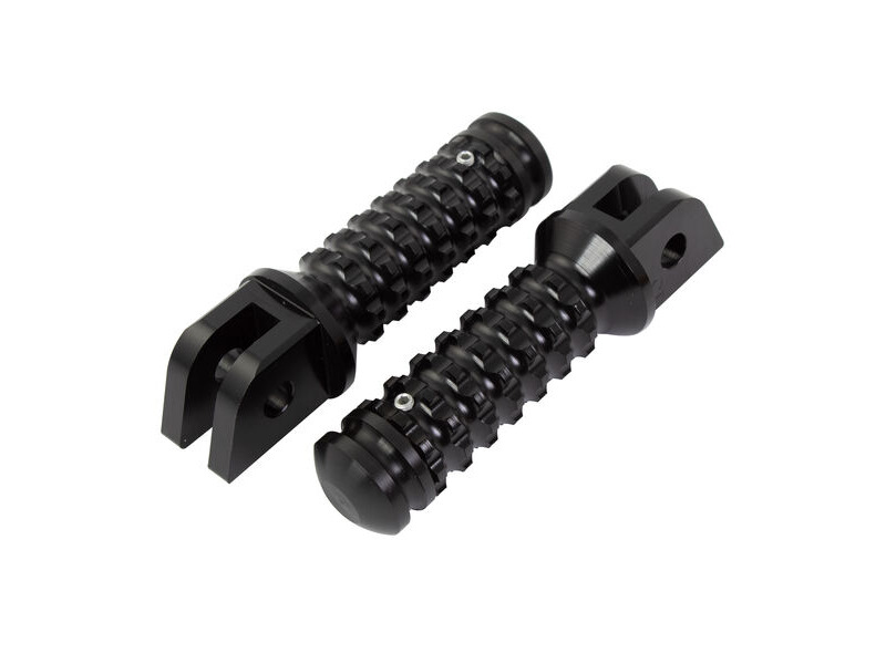 BIKETEK Ally Footpegs With Slider (Pair) Yamaha Front Black YA11F click to zoom image