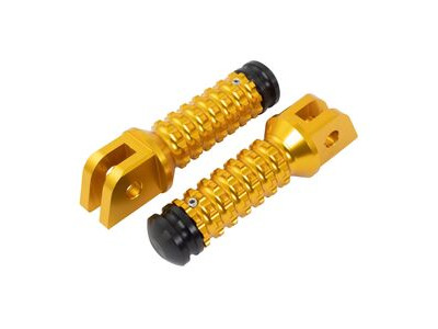 BIKETEK Ally Footpegs With Slider (Pair) Yamaha Front Gold YA11F