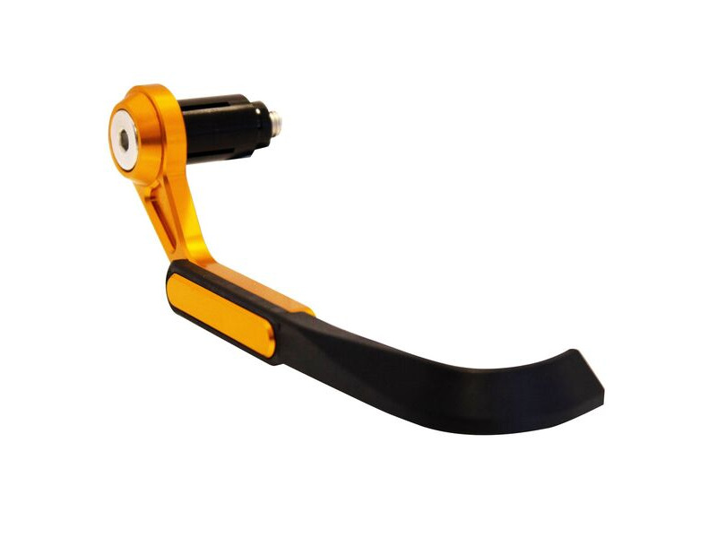 BIKETEK Lever Control Guards CNC Gold / Black ABS Tip click to zoom image