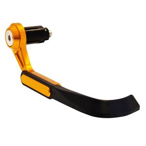 BIKETEK Lever Control Guards CNC Gold / Black ABS Tip 