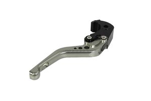 BIKETEK Adjustable CNC Brake Lever Short - Titanium / Black Adjuster - #B08S 