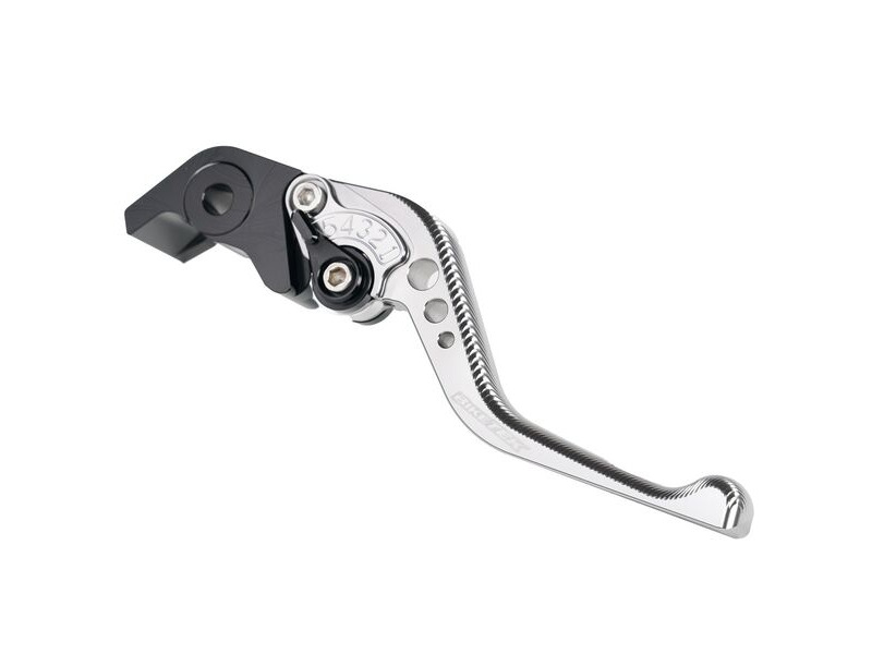 BIKETEK Adjustable CNC Lever Short Brake - Titanium / Black Adjuster - #B58S click to zoom image