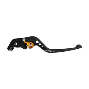 BIKETEK Adjustable CNC Lever Long Brake - Black / Gold Adjuster - #B86 