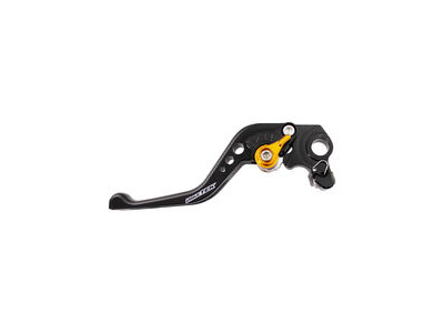 BIKETEK Adjustable CNC Lever Short Clutch - Black / Gold Adjuster - #C111S