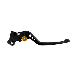 BIKETEK Adjustable CNC Lever Long Clutch - Black / Gold Adjuster - #C113 click to zoom image