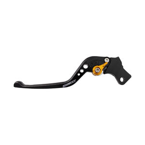 BIKETEK Adjustable CNC Lever Long Clutch - Black / Gold Adjuster - #C115 