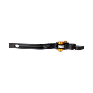 BIKETEK Adjustable CNC Lever Long Clutch - Black / Gold Adjuster - #C115 click to zoom image