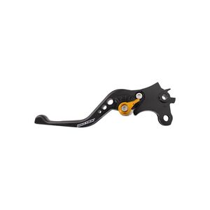 BIKETEK Adjustable CNC Lever Short Clutch - Black / Gold Adjuster - #C117S 