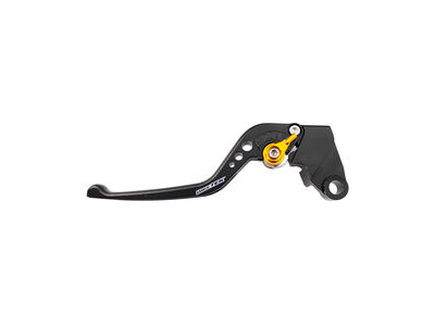 BIKETEK Adjustable CNC Lever Long Clutch - Black / Gold Adjuster - #C119