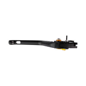 BIKETEK Adjustable CNC Lever Long Clutch - Black / Gold Adjuster - #C119 click to zoom image