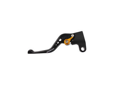 BIKETEK Adjustable CNC Lever Short Clutch - Black / Gold Adjuster - #C121S