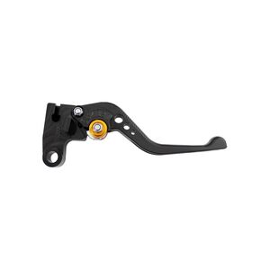 BIKETEK Adjustable CNC Lever Short Clutch - Black / Gold Adjuster - #C121S click to zoom image