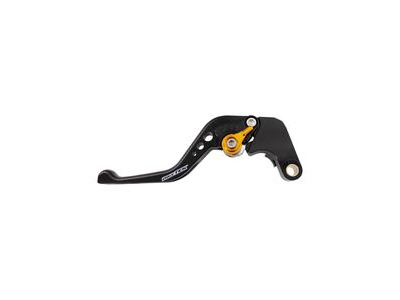 BIKETEK Adjustable CNC Lever Short Clutch - Black / Gold Adjuster - #C123S