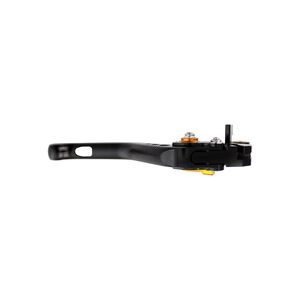 BIKETEK Adjustable CNC Lever Short Clutch - Black / Gold Adjuster - #C123S click to zoom image