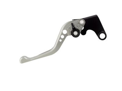 BIKETEK Adjustable CNC Clutch Lever Short - Titanium / Black Adjuster - #C47S