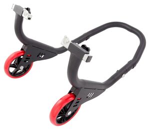 BIKETEK Premium Front Track Paddock Stand - Matt Black click to zoom image