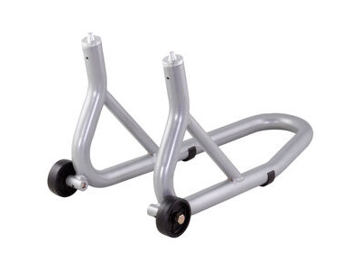 BIKETEK Race Aluminium Prong Fitment Front Track Paddock Stand - Grey