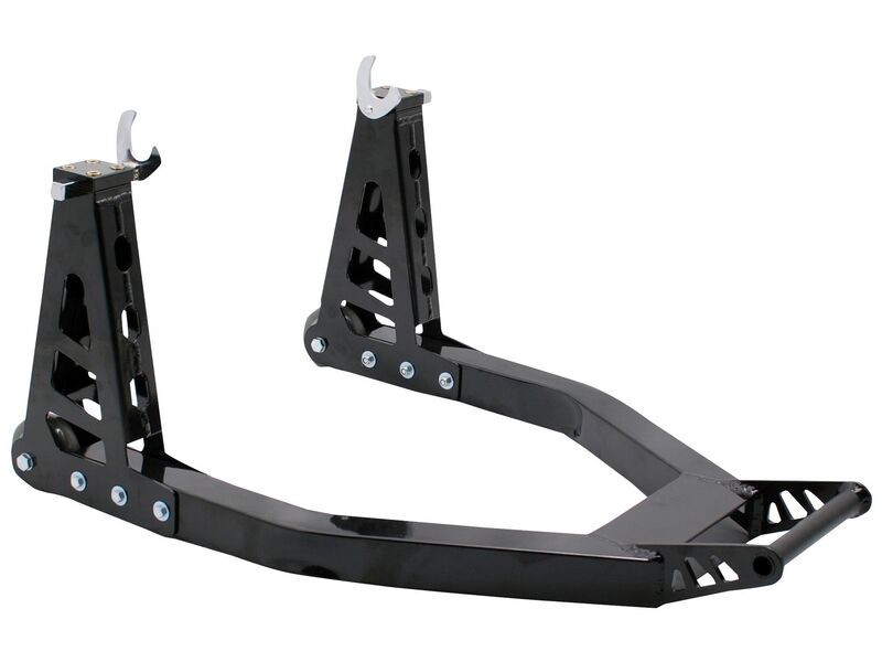 BIKETEK Aluminium Rear Box Stand - Black click to zoom image