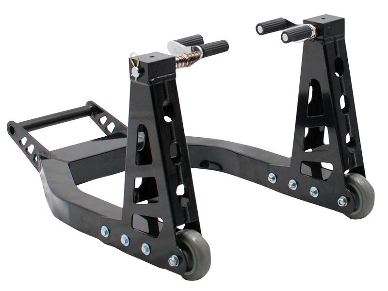 BIKETEK Aluminium Front Box Stand - Black click to zoom image