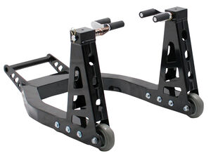 BIKETEK Aluminium Front Box Stand - Black 