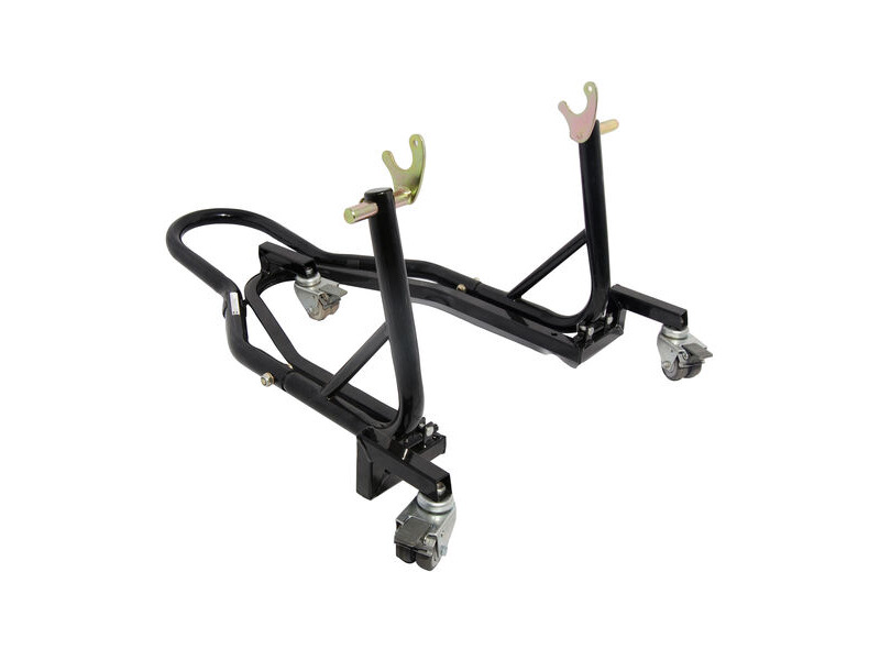 BIKETEK 360 Degree Rear Floating Paddock Stand - Black click to zoom image