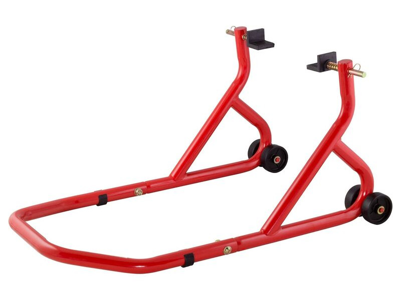 BIKETEK Series 3 Rear Track Paddock Stand - Red click to zoom image