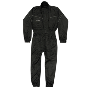 BIKETEK One Piece Black Rainsuit 