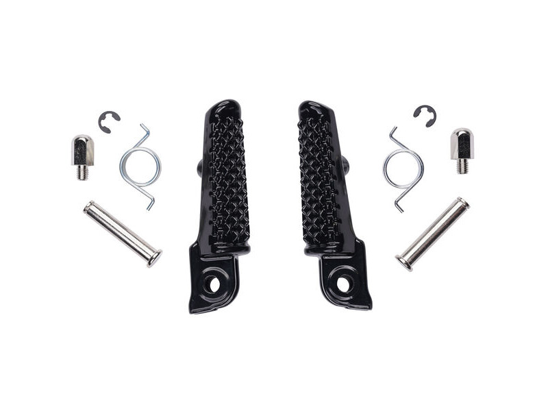 BIKETEK Footpeg OEM Replacement Honda Front Black [MCA-FR003] click to zoom image