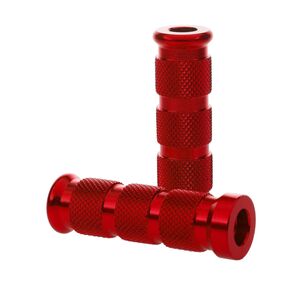 BIKETEK Footrest Pegs Round Red 