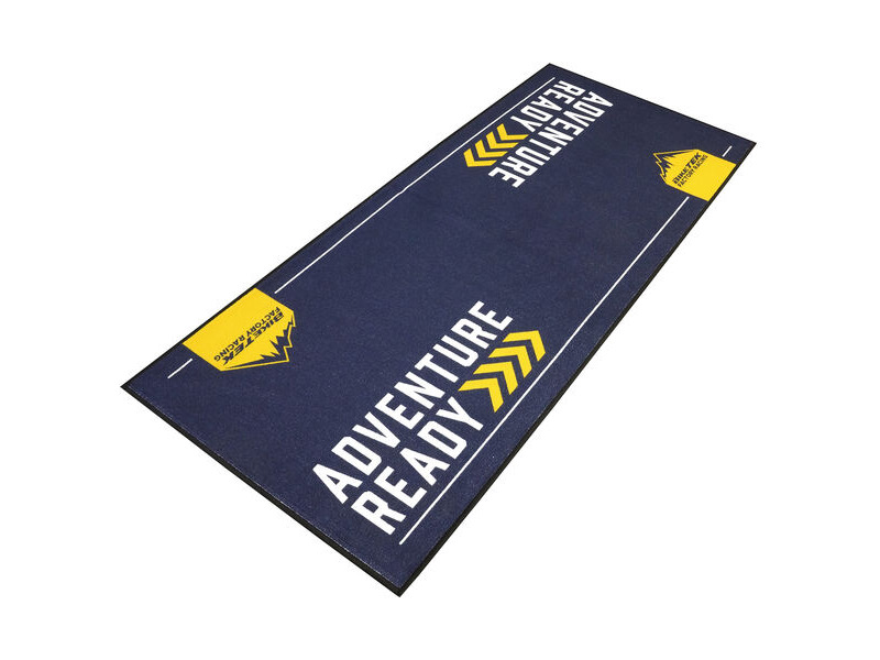 BIKETEK BikeTek 'Adventure Series' Garage Mat - 'Blue/Yellow' (190x80cm) click to zoom image