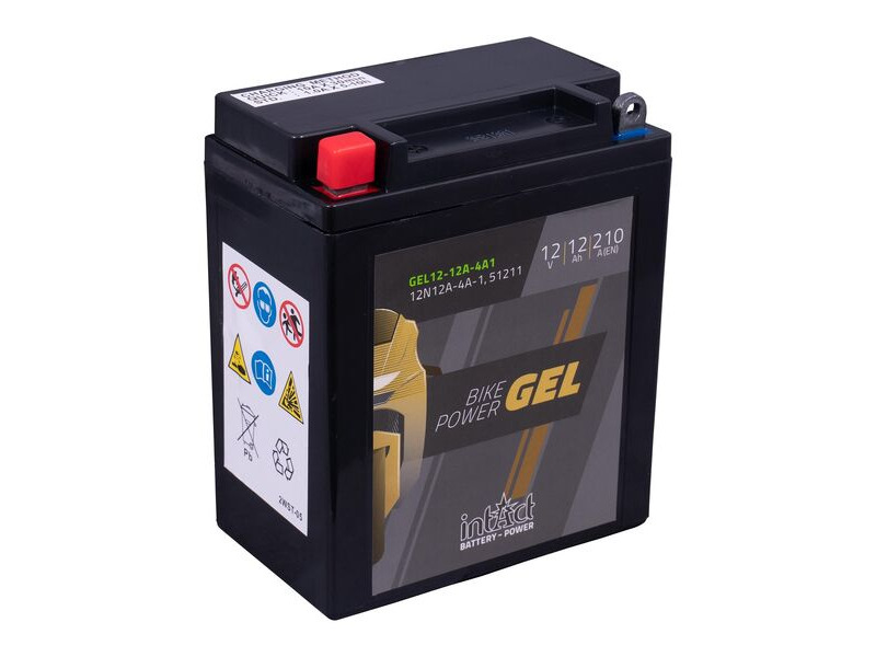 INTACT 12N12A-4A-1 / 51211 Gel Bike-Power Battery click to zoom image