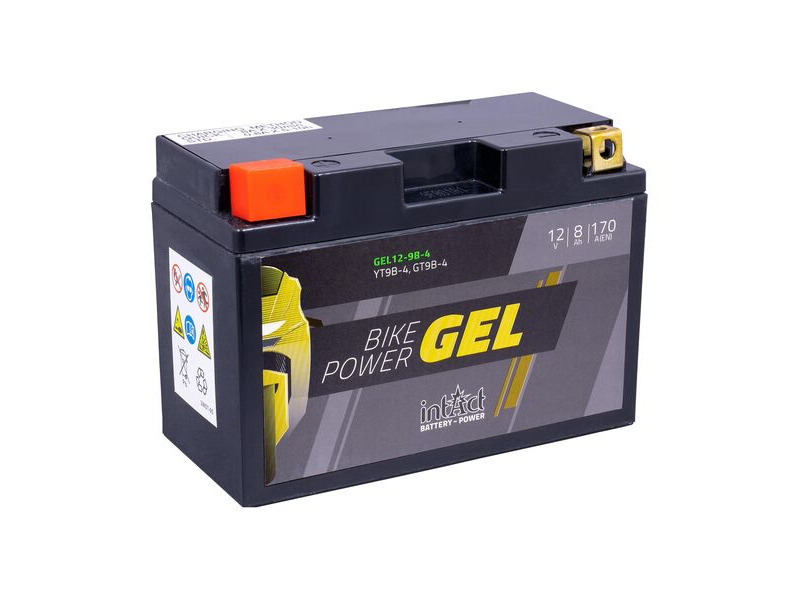 INTACT YT9B-4 / GT9B-4 Gel Bike-Power Battery click to zoom image