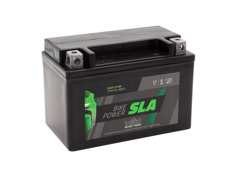 INTACT YTX9-BS / 50812 Sealed Activated SLA Bike-Power Battery click to zoom image