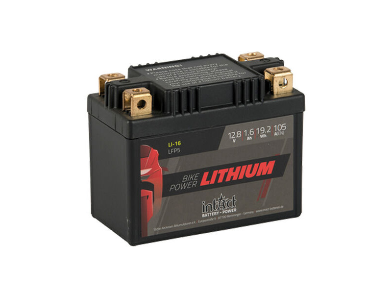 INTACT Bike-Power Lithium LiFePO4 Battery LFP5 [12.8V 1.6Ah 19.2Wh] click to zoom image