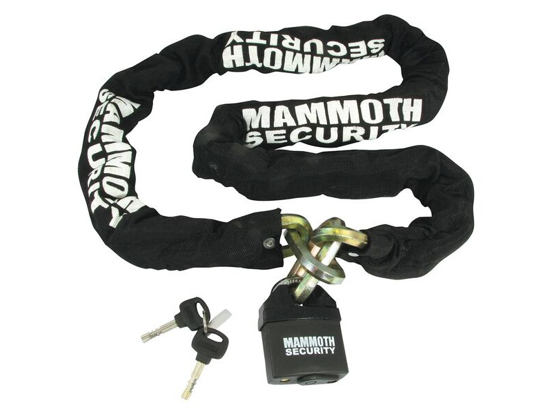 MAMMOTH SECURITY 12mm Hexagon Lock & Chain - 1.8m Length click to zoom image