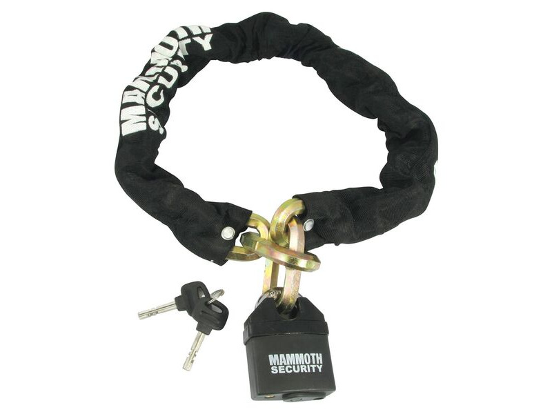 MAMMOTH SECURITY 12mm Hexagon Lock & Chain - 1m Length click to zoom image