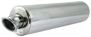 VIPER Alloy Round Slip-On E-Marked Can With Removable Baffle #101EM click to zoom image