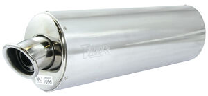 VIPER Alloy Oval Slip-On E-Marked Can With Removable Baffle #901EM click to zoom image