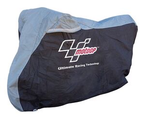 MotoGP Dust Cover - Black/Grey - Large Fits 750-1000cc 