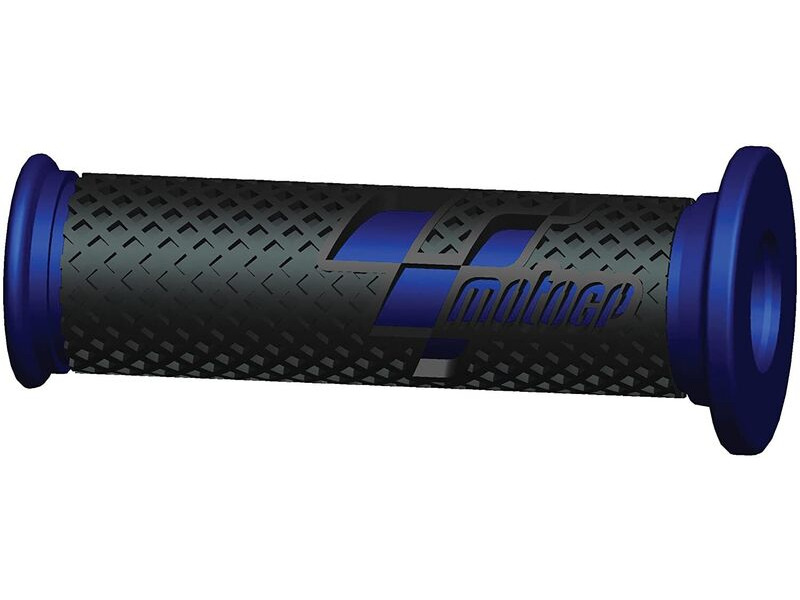 MotoGP Premium Race Grips Black Blue click to zoom image