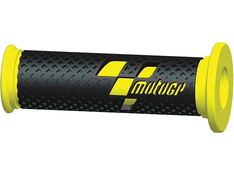 MotoGP Premium Race Grips Black Yellow click to zoom image