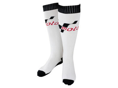 MotoGP White Summer Boot Socks