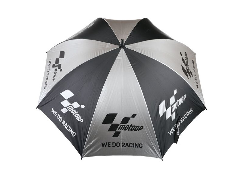 MotoGP "We Do Racing" Black & Silver Track Umbrella (Replaces MGPUMB06) click to zoom image