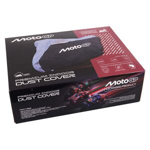 MOTOGP Dust Cover - Black/Grey - Large Fits 750-1100cc click to zoom image