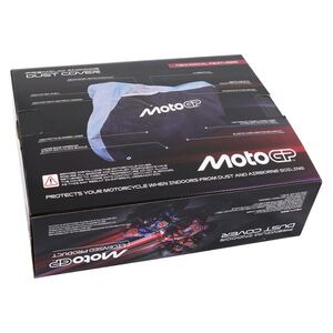 MOTOGP Dust Cover - Black/Grey - XL Fits 1200cc And Over click to zoom image