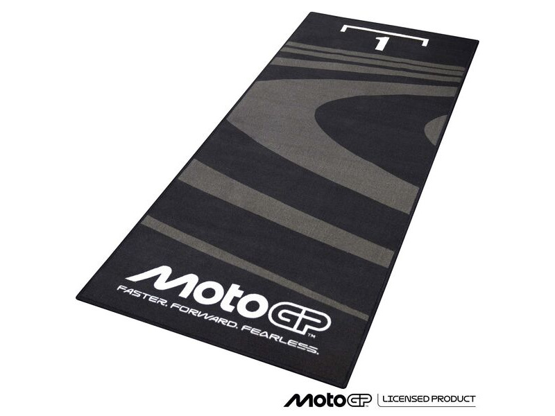 MOTOGP Faster Forward Fearless Garage Pit Mat (190 X 80cm) click to zoom image