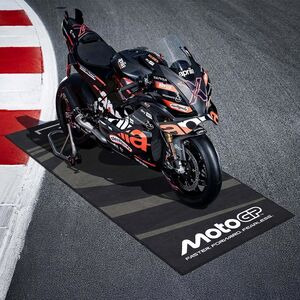 MOTOGP Faster Forward Fearless Garage Pit Mat (190 X 80cm) click to zoom image