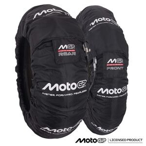 MOTOGP Tyre Warmer Set - Front 120/70-17 - Rear 180-190/55-17 (UK 3 Pin Plug) 2026