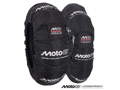 MOTOGP Tyre Warmer Set - Front 120/70-17 - Rear 200/55-17 (UK 3 Pin Plug)